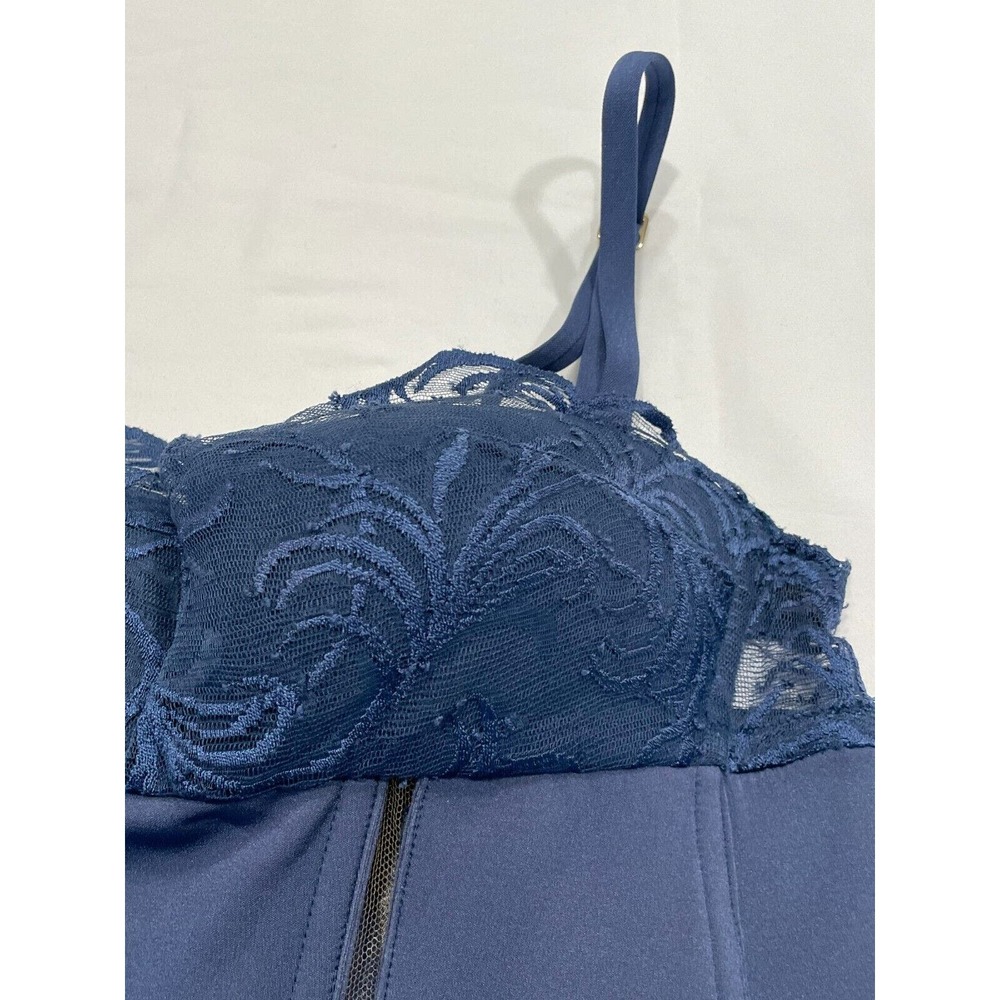 La Perla Zephyra Padded Lace Corset Bustier 4 Blue Intimates Sleepwear NWT $1308 - Picture 8 of 16